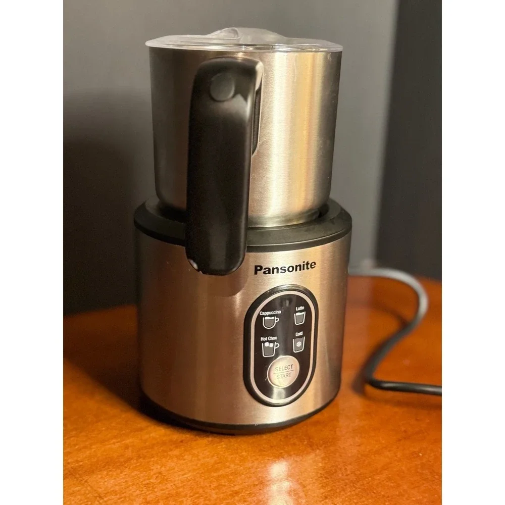 Pansonite NPJ-01 Electric Milk Frother Steamer Stainless Steel 4-in-1 500W